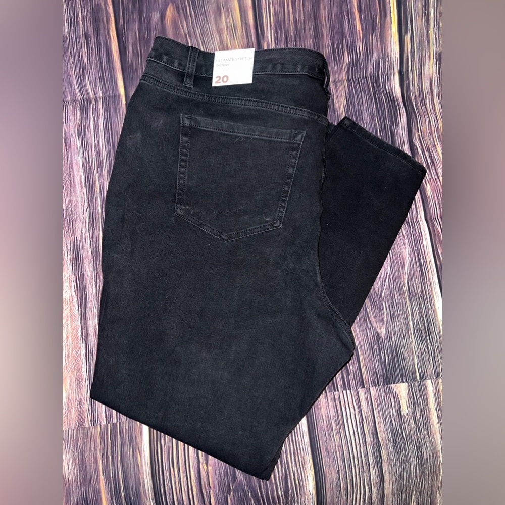 NWT Lane Bryant Black Skinny Jeans Size 20